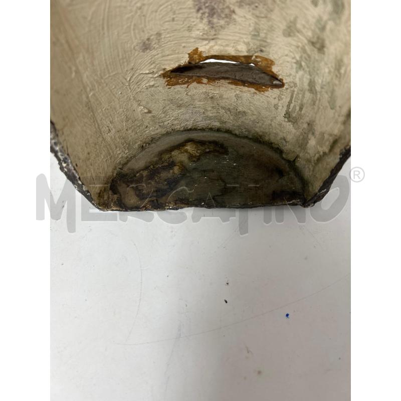 MASCHERA ETNICA CARTA PESTA NERA LABBRA ARANCIONI  | Mercatino dell'Usato Roma re di roma 5