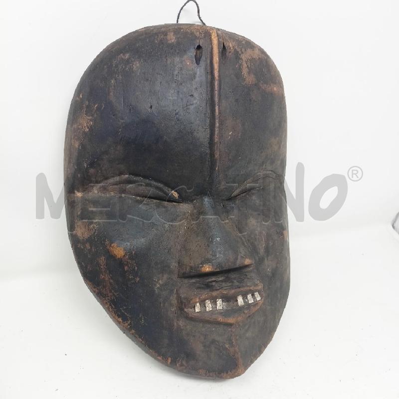 MASCHERA LEGNO AFRICANA COSTA D'AVORIO DENTI | Mercatino dell'Usato Roma re di roma 5