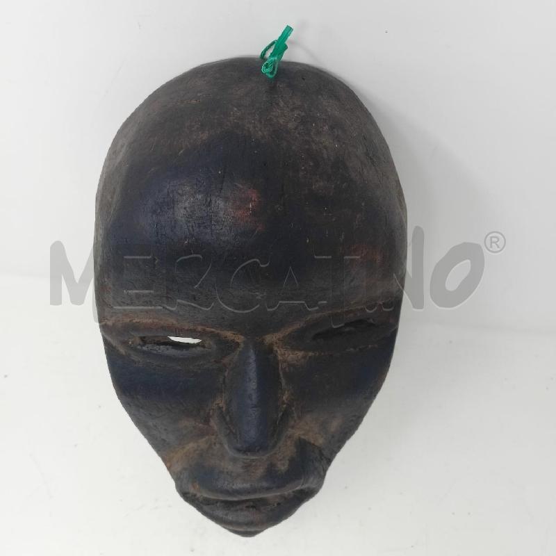 MASCHERA LEGNO AFRICANA COSTA D'AVORIO MENTO A PUNTA | Mercatino dell'Usato Roma re di roma 5