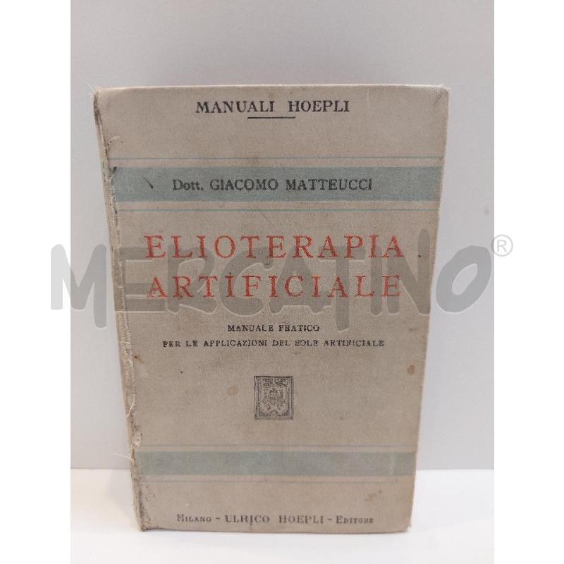 MATTEUCCI ELIOTERAPIA ARTIFICIALE  | Mercatino dell'Usato Roma re di roma 1