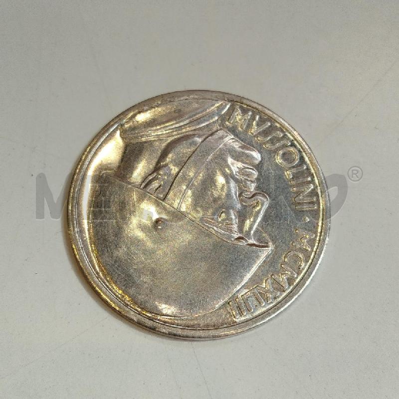 MEDAGLIA 20 LIRE MUSSOLINI 1918 1928  | Mercatino dell'Usato Roma re di roma 3