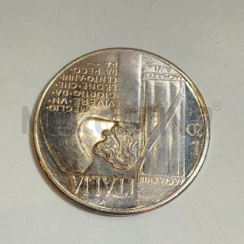 MEDAGLIA 20 LIRE MUSSOLINI 1918 1928  | Mercatino dell'Usato Roma re di roma 4