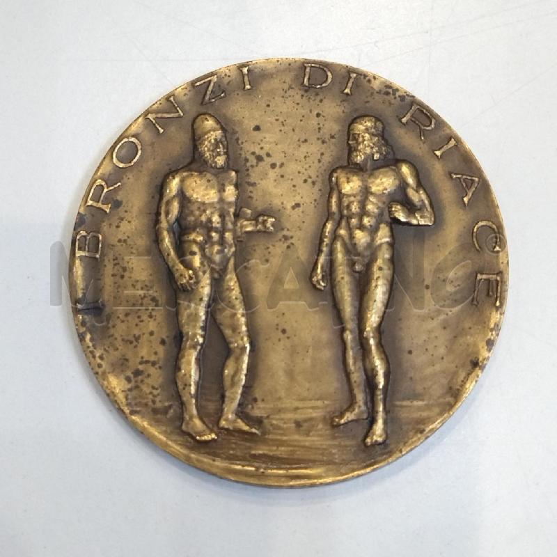 MEDAGLIA I BRONZI DI RIACE NUMERATA 1445/2000 | Mercatino dell'Usato Roma re di roma 2