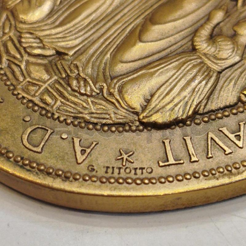 MEDAGLIA SODALITAS CONFALONIS AD MUSICAM FOVENDAM RESTAURAVIT 2000 | Mercatino dell'Usato Roma re di roma 4