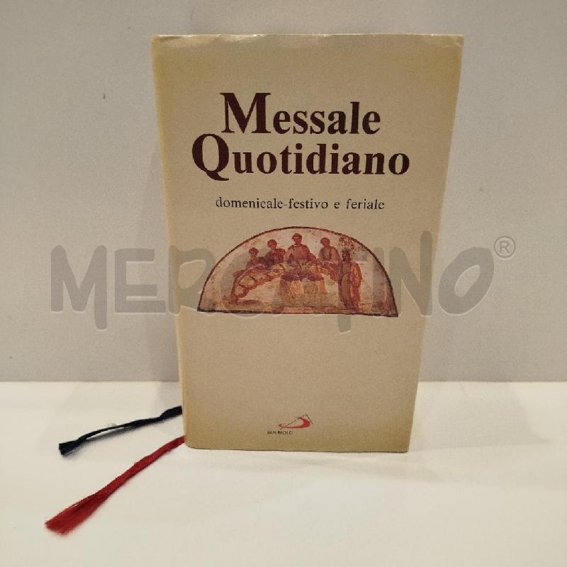 MESSALE QUOTIDIANO DOMENICALE FESTIVO E FERIALE 2002 SAN PAOLO | Mercatino dell'Usato Roma re di roma 1