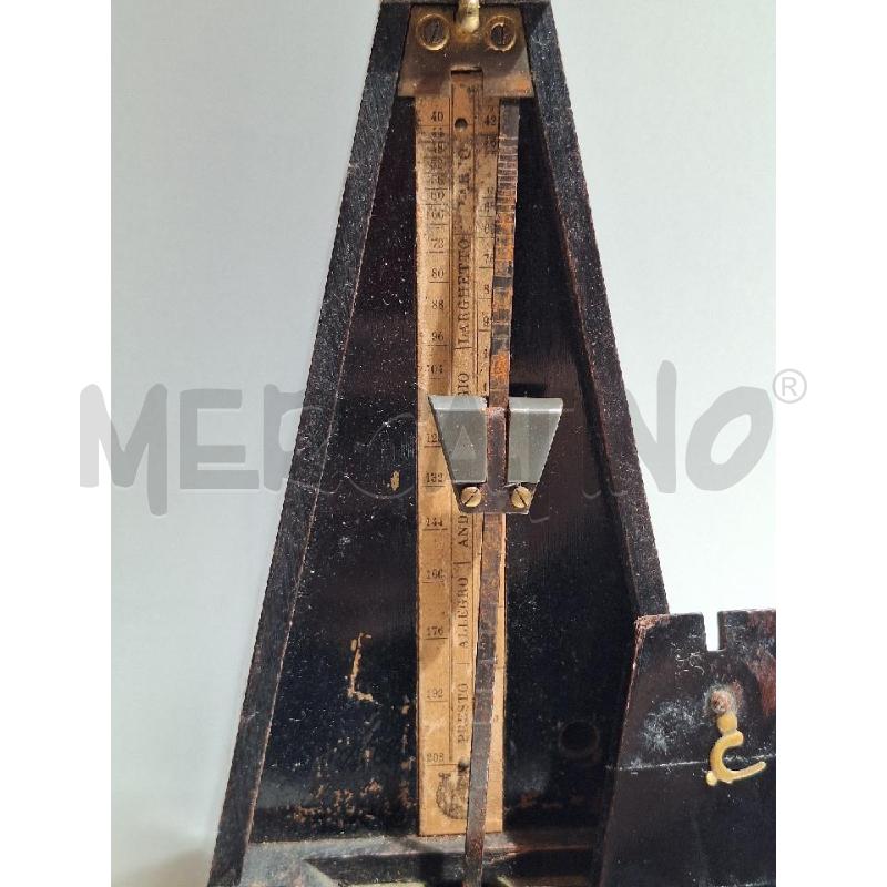 METRONOMO D'EPOCA MAELZEL LEGNO EBANIZZATO | Mercatino dell'Usato Roma re di roma 2