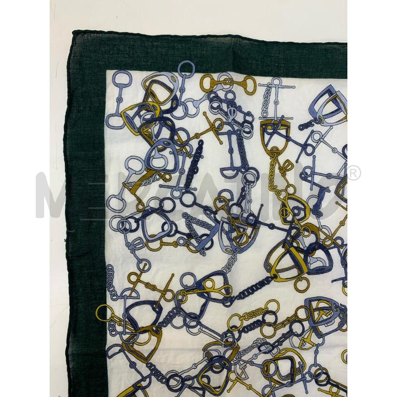 MINI FOULARD GUCCI VERDE STAMPA EQUESTRE | Mercatino dell'Usato Roma re di roma 3