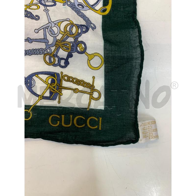 MINI FOULARD GUCCI VERDE STAMPA EQUESTRE | Mercatino dell'Usato Roma re di roma 5