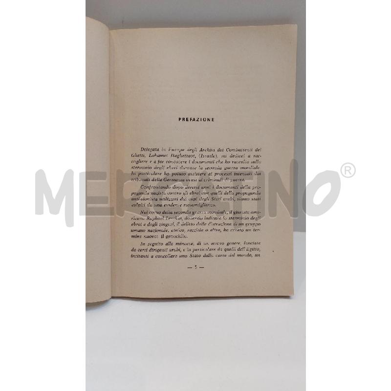 MIRIAM NOVITCH ISRAELE DEVE ESSERE DISTRUTTO | Mercatino dell'Usato Roma re di roma 4