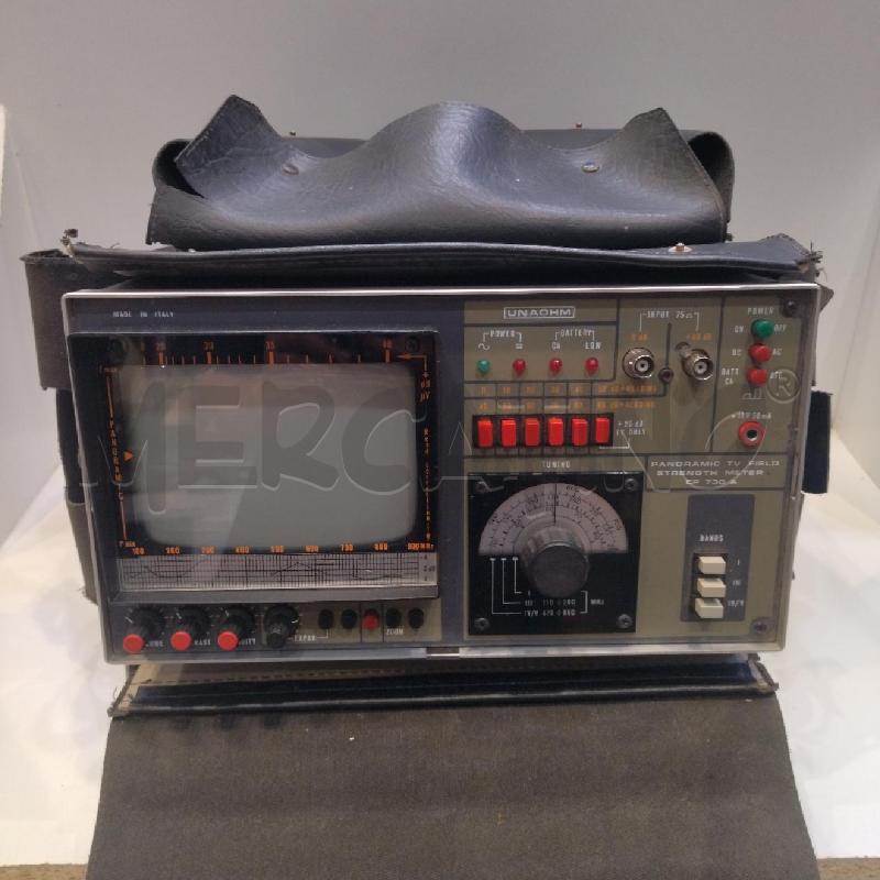 MISURATORE DI CAMPO PANORAMICO UNAOHM EP 730 A FUNZIONANTE CON BORSA MANUALE E CAVI | Mercatino dell'Usato Roma re di roma 1