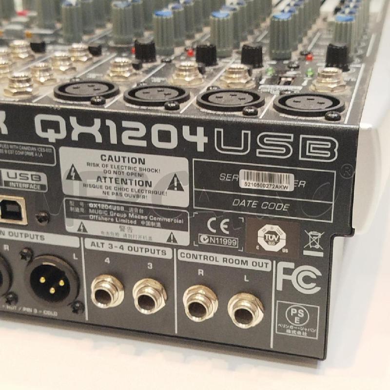 MIXER BEHRINGER XENYX X1204 TEST ACCENSIONE OK | Mercatino dell'Usato Roma re di roma 3