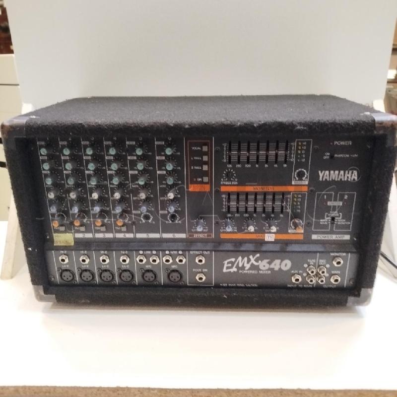 MIXER YAMAHA EMX640 TEST ACCENSIONE OK  | Mercatino dell'Usato Roma re di roma 1