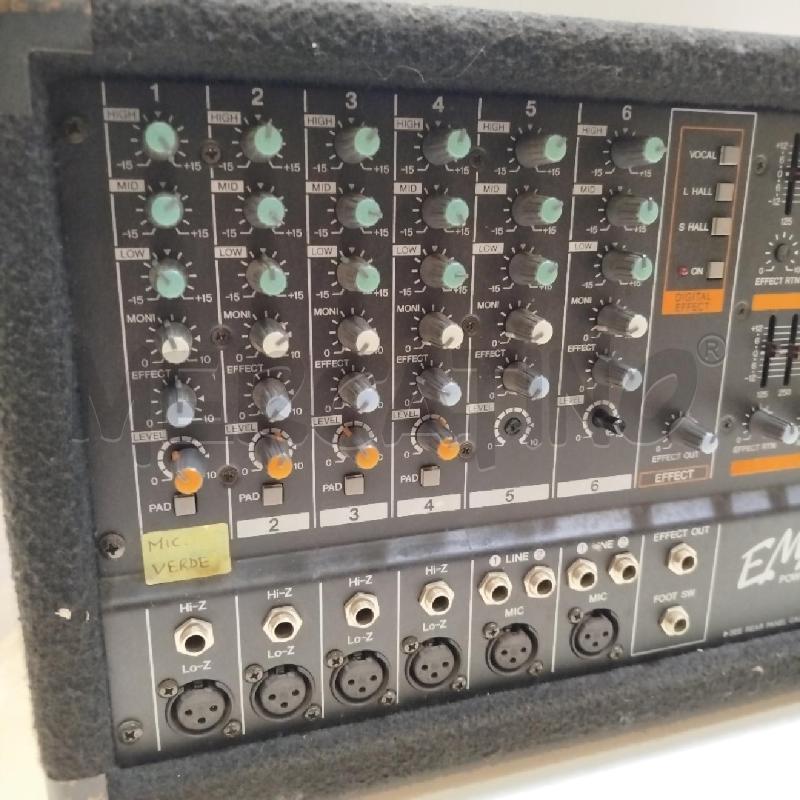MIXER YAMAHA EMX640 TEST ACCENSIONE OK  | Mercatino dell'Usato Roma re di roma 3