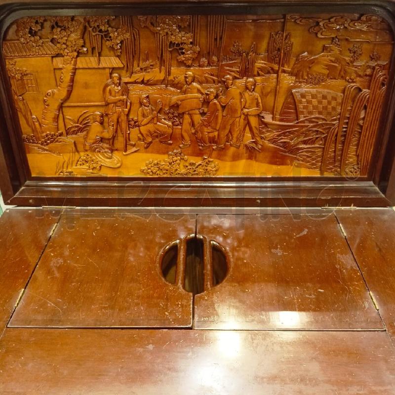 MOBILE BAR ORIENTALE INTARS LEGNO CHIARO | Mercatino dell'Usato Roma re di roma 5