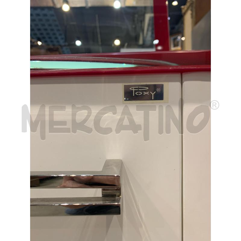 MOBILE LAVABO POXY OPALINA ROSSA +SPECCHIO 2 LUCI | Mercatino dell'Usato Roma re di roma 3
