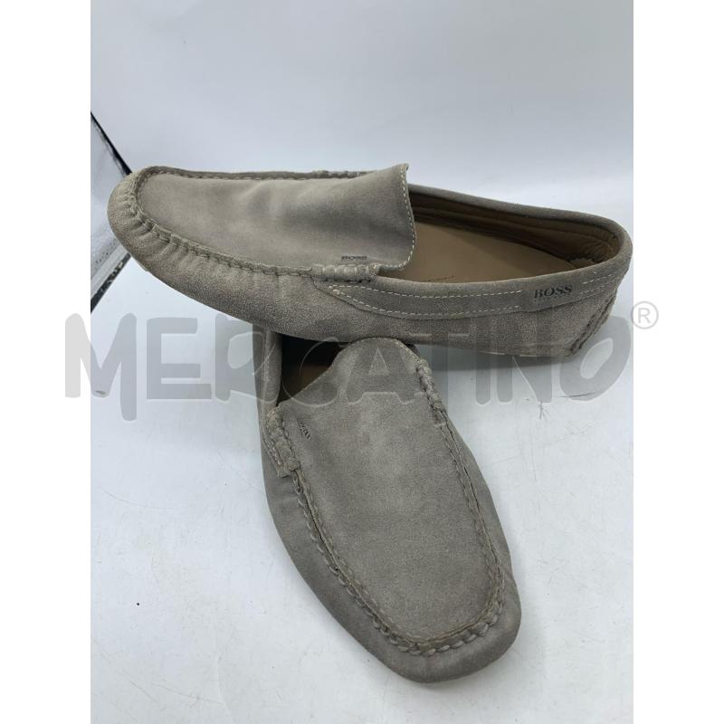 MOCASSINI PELLE UOMO BOSS GRIGIO | Mercatino dell'Usato Roma re di roma 5