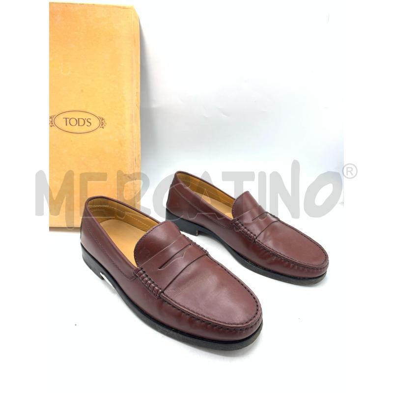 MOCASSINI  TOD'S BORDEAUX | Mercatino dell'Usato Roma re di roma 1