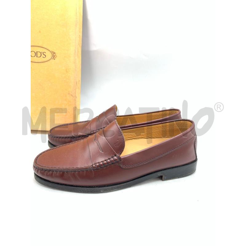 MOCASSINI  TOD'S BORDEAUX | Mercatino dell'Usato Roma re di roma 4