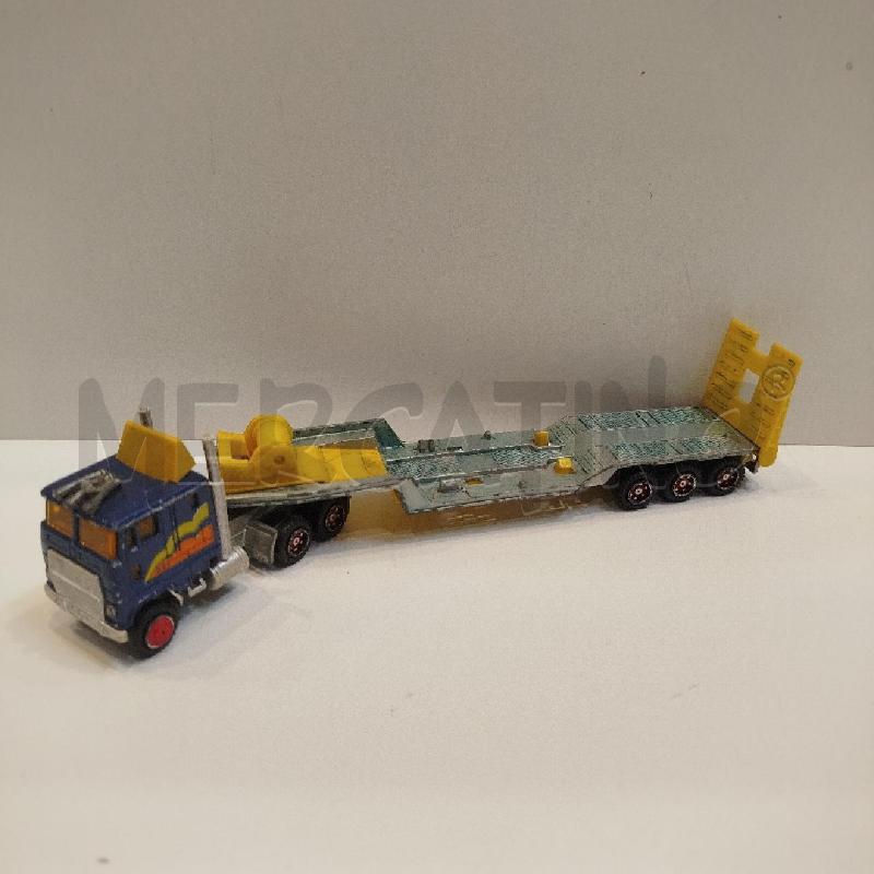 MODELLINO CAMION FORD CABOVER SUPER MOVER SCALA 1/87 MAJORETTE BLU/GIALLO | Mercatino dell'Usato Roma re di roma 1