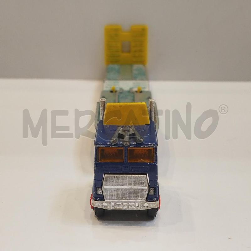 MODELLINO CAMION FORD CABOVER SUPER MOVER SCALA 1/87 MAJORETTE BLU/GIALLO | Mercatino dell'Usato Roma re di roma 3