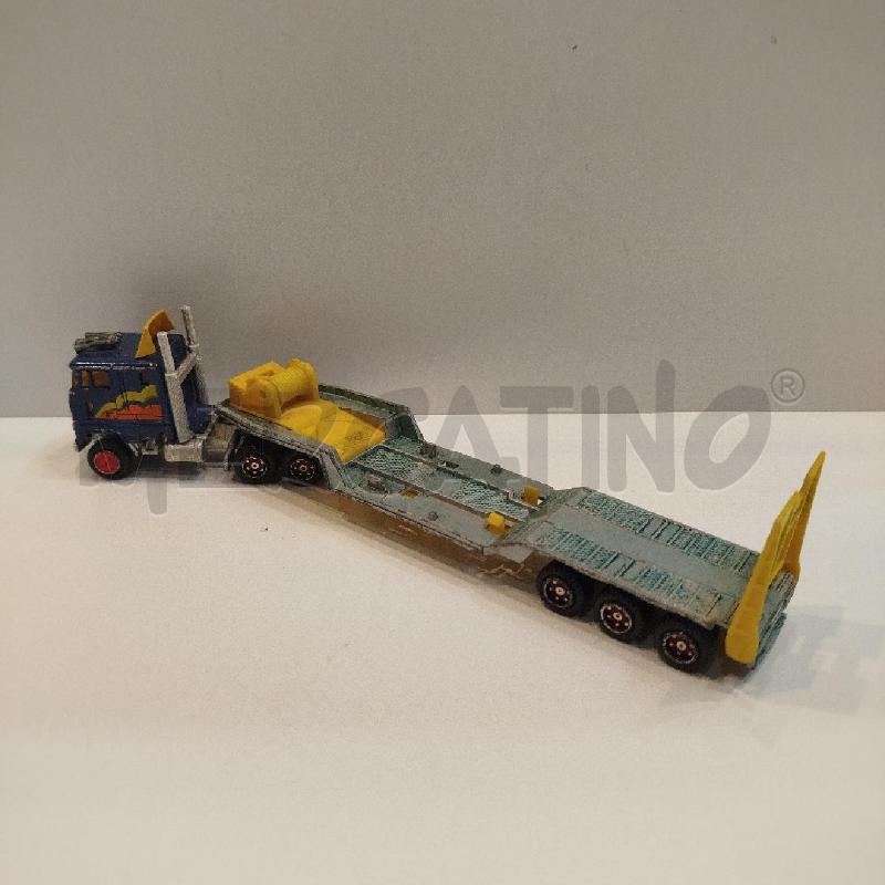 MODELLINO CAMION FORD CABOVER SUPER MOVER SCALA 1/87 MAJORETTE BLU/GIALLO | Mercatino dell'Usato Roma re di roma 5