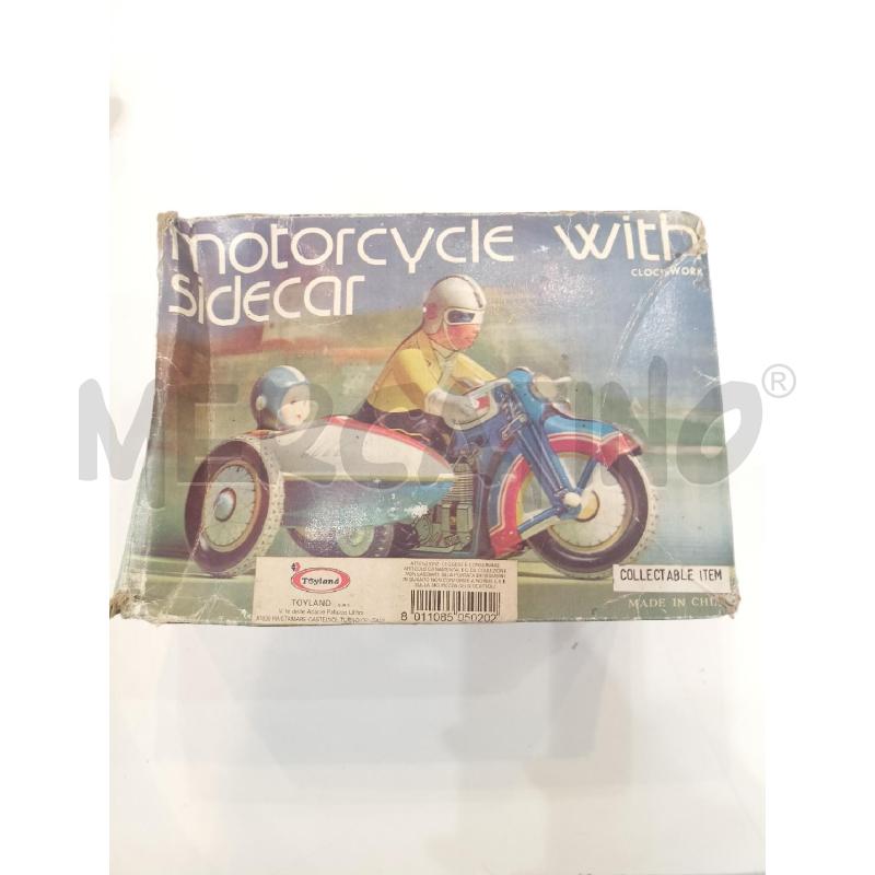 MODELLINO MOTORCYCLE WITH SIDECAR TOYLAND | Mercatino dell'Usato Roma re di roma 2