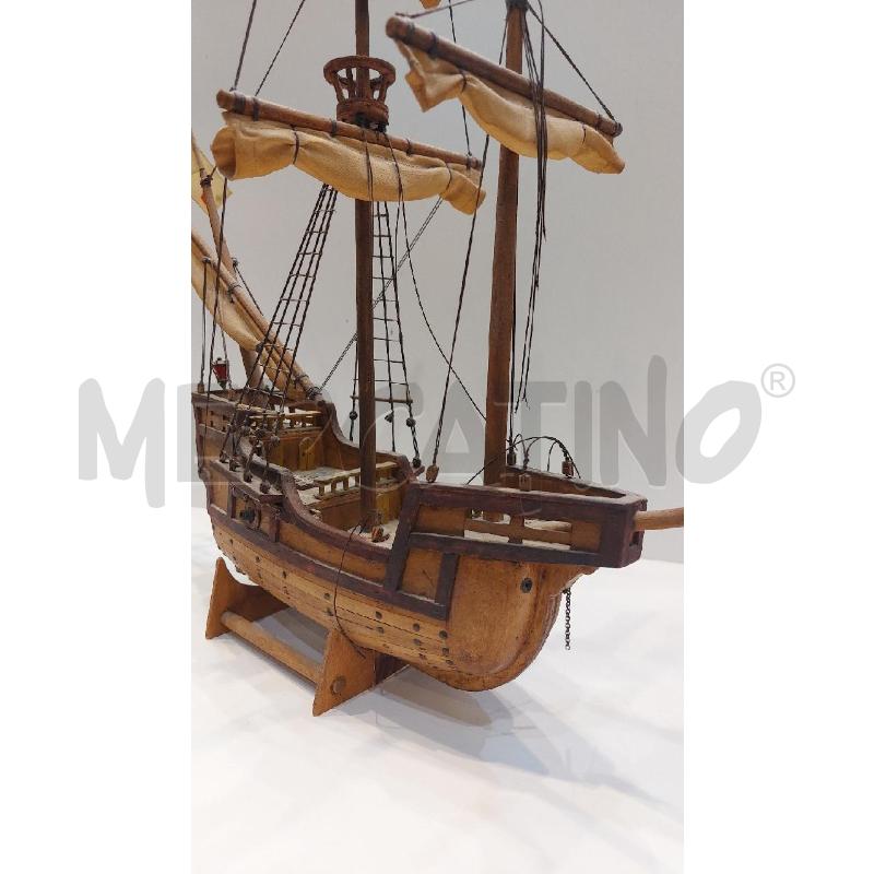 MODELLINO NAVALE CARAVELLA SANTA MARIA IN LEGNO | Mercatino dell'Usato Roma re di roma 5