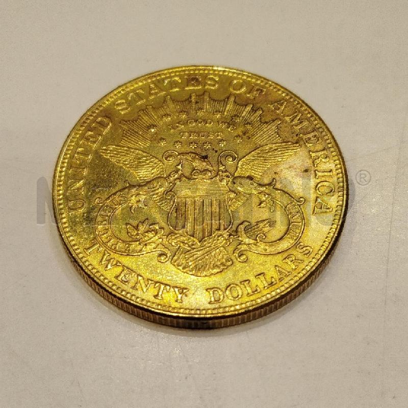 MONETA 20 DOLLARI 1904 USA REPLICA SEGNAPOSTO | Mercatino dell'Usato Roma re di roma 2