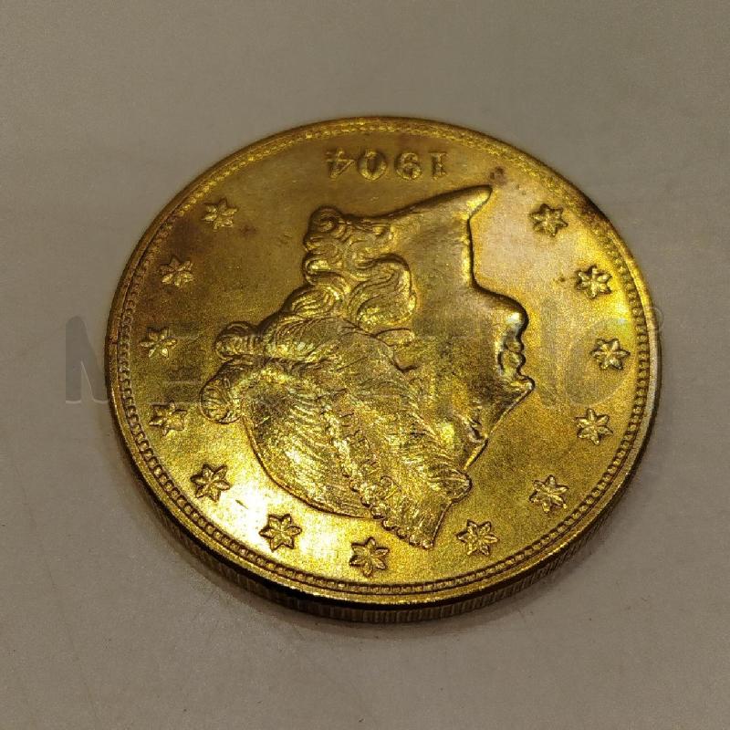 MONETA 20 DOLLARI 1904 USA REPLICA SEGNAPOSTO | Mercatino dell'Usato Roma re di roma 3