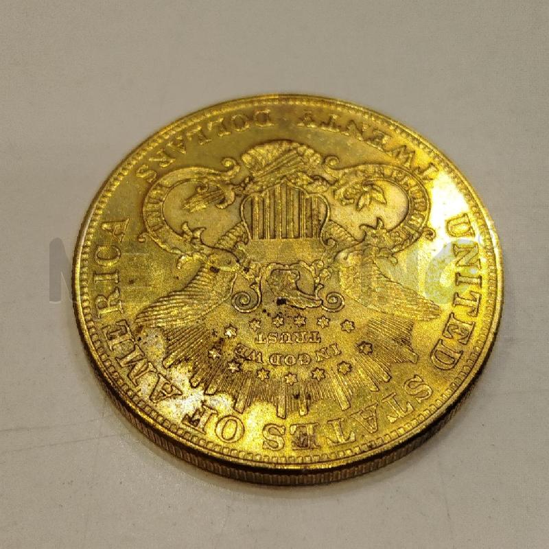 MONETA 20 DOLLARI 1904 USA REPLICA SEGNAPOSTO | Mercatino dell'Usato Roma re di roma 4