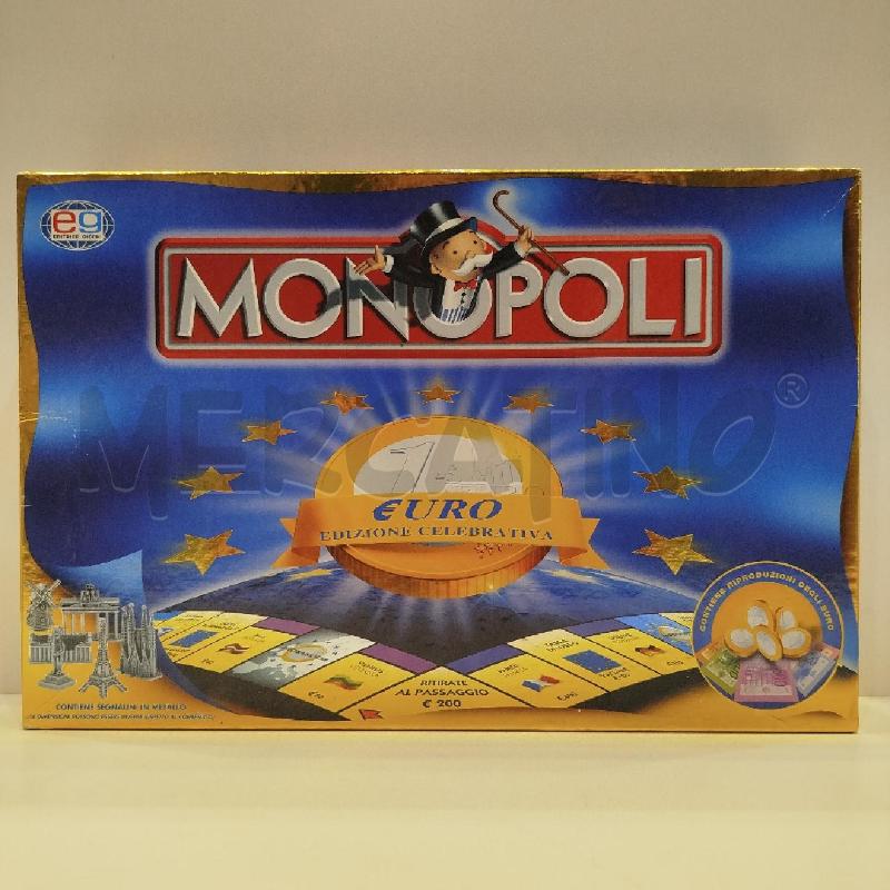MONOPOLI EURO EDIZIONE CELEBRATIVA 1999 | Mercatino dell'Usato Roma re di roma 1