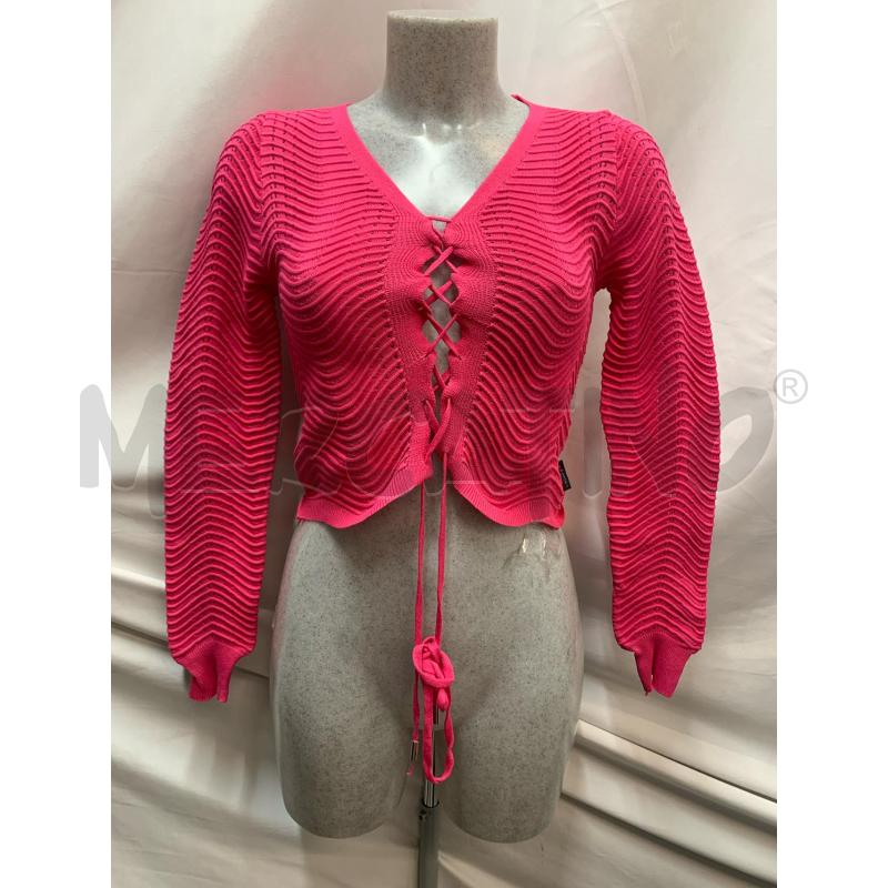 NOEMI B FUCSIA PICCOLO CARDIGAN DONNA  | Mercatino dell'Usato Roma re di roma 1
