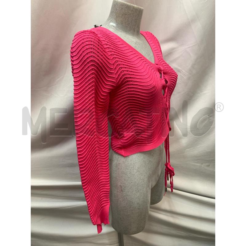 NOEMI B FUCSIA PICCOLO CARDIGAN DONNA  | Mercatino dell'Usato Roma re di roma 2