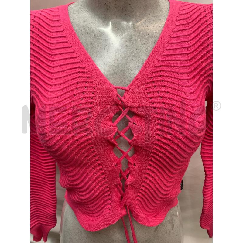 NOEMI B FUCSIA PICCOLO CARDIGAN DONNA  | Mercatino dell'Usato Roma re di roma 4