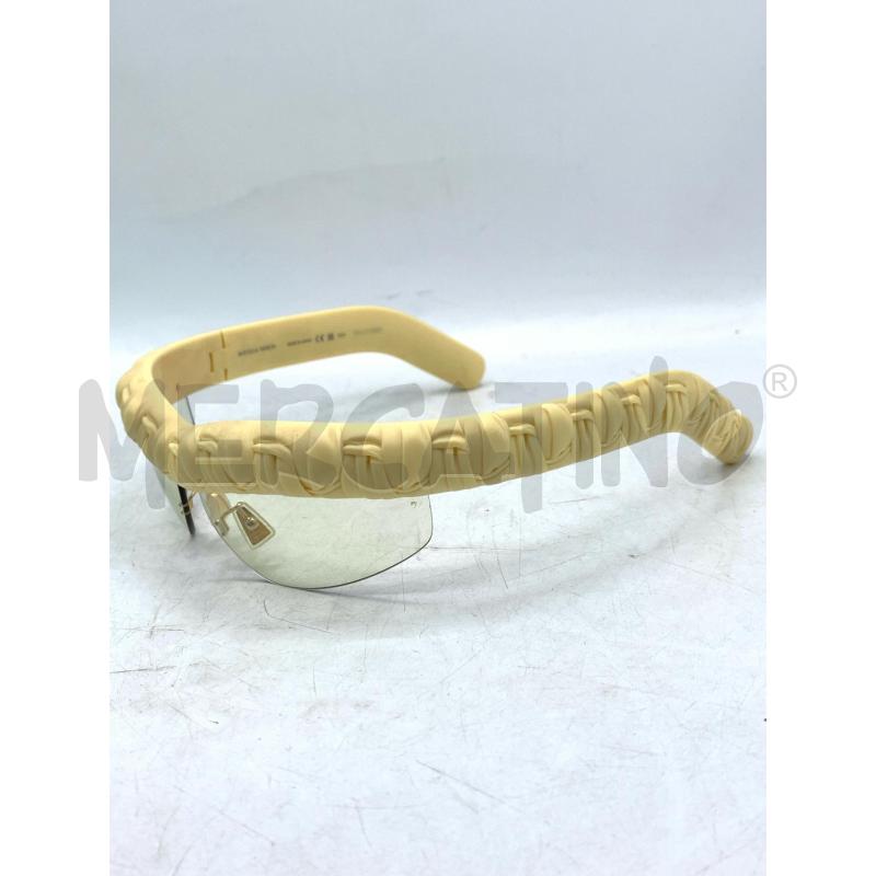 OCCHIALI BOTTEGA VENETA PLEAT BV1209S  004 PANNA GIALLO  | Mercatino dell'Usato Roma re di roma 3