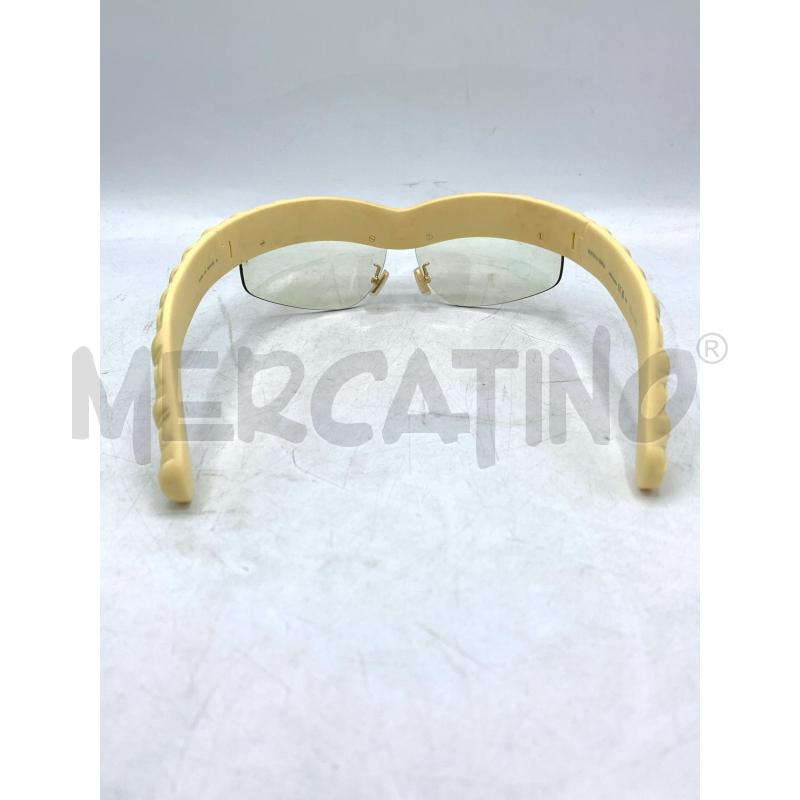 OCCHIALI BOTTEGA VENETA PLEAT BV1209S  004 PANNA GIALLO  | Mercatino dell'Usato Roma re di roma 4