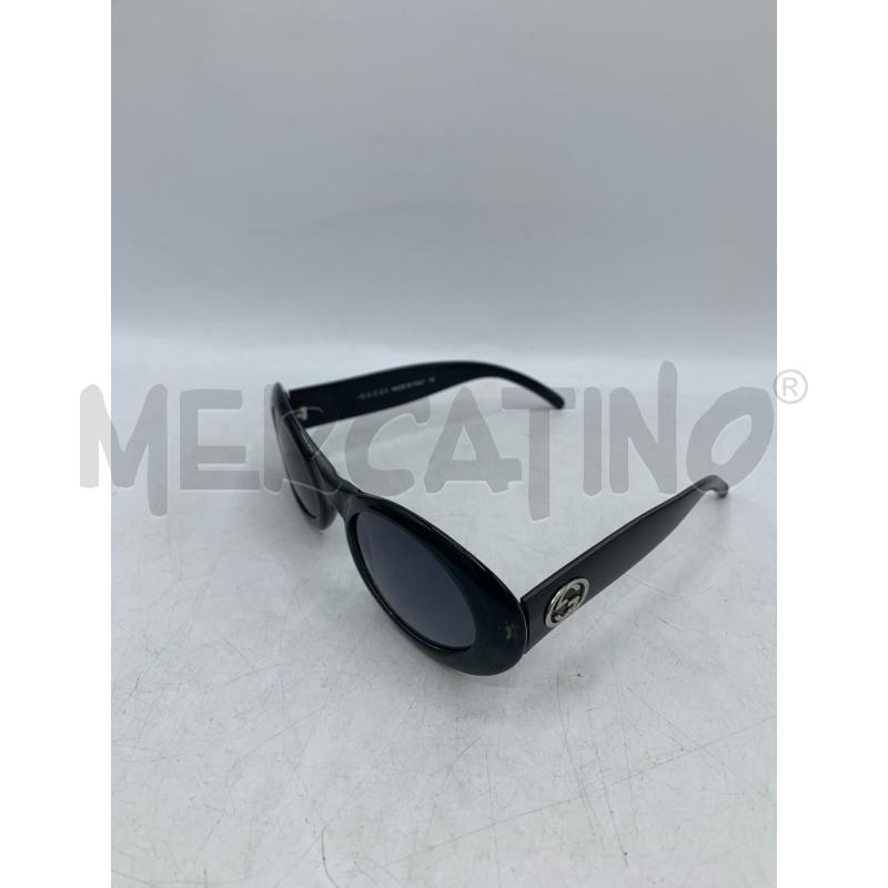 OCCHIALI DONNA GUCCI VINTAGE NERI LOGO ARGENTAT | Mercatino dell'Usato Roma re di roma 2