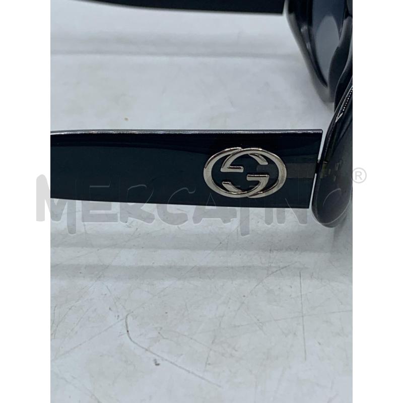 OCCHIALI DONNA GUCCI VINTAGE NERI LOGO ARGENTAT | Mercatino dell'Usato Roma re di roma 4