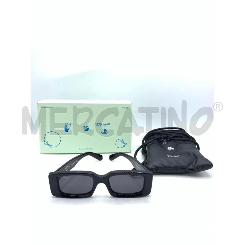 OCCHIALI OFF WHITE NERO OERI015 | Mercatino dell'Usato Roma re di roma 1