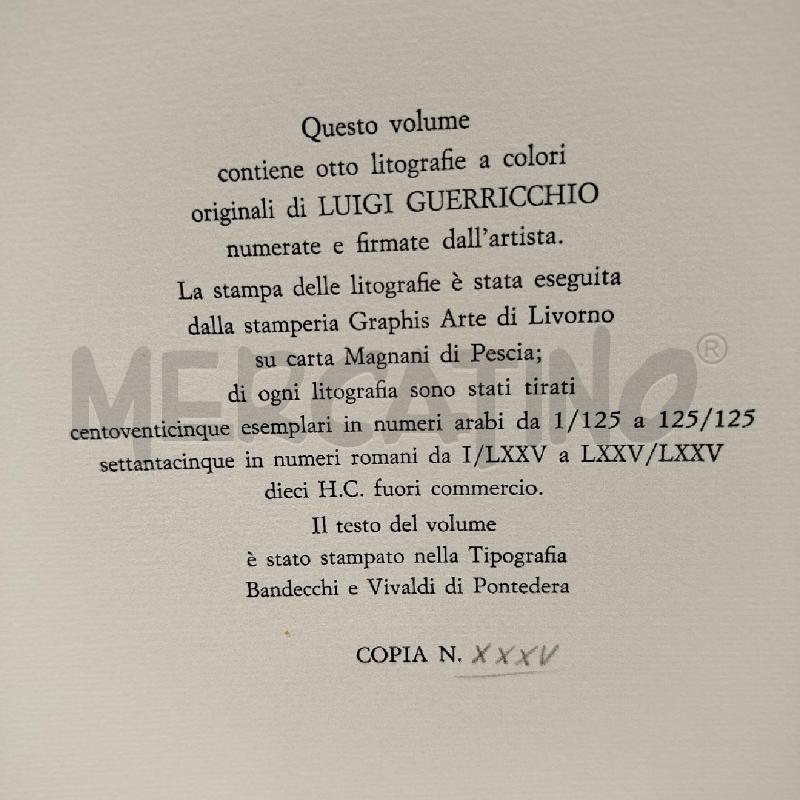 ORAZIO LA CHIMERA TRAD.MICHELE FEO CON 8 LITOGRAFIE DI LUIGI GUERRICCHIO GRAPHIS ARTE | Mercatino dell'Usato Roma re di roma 5