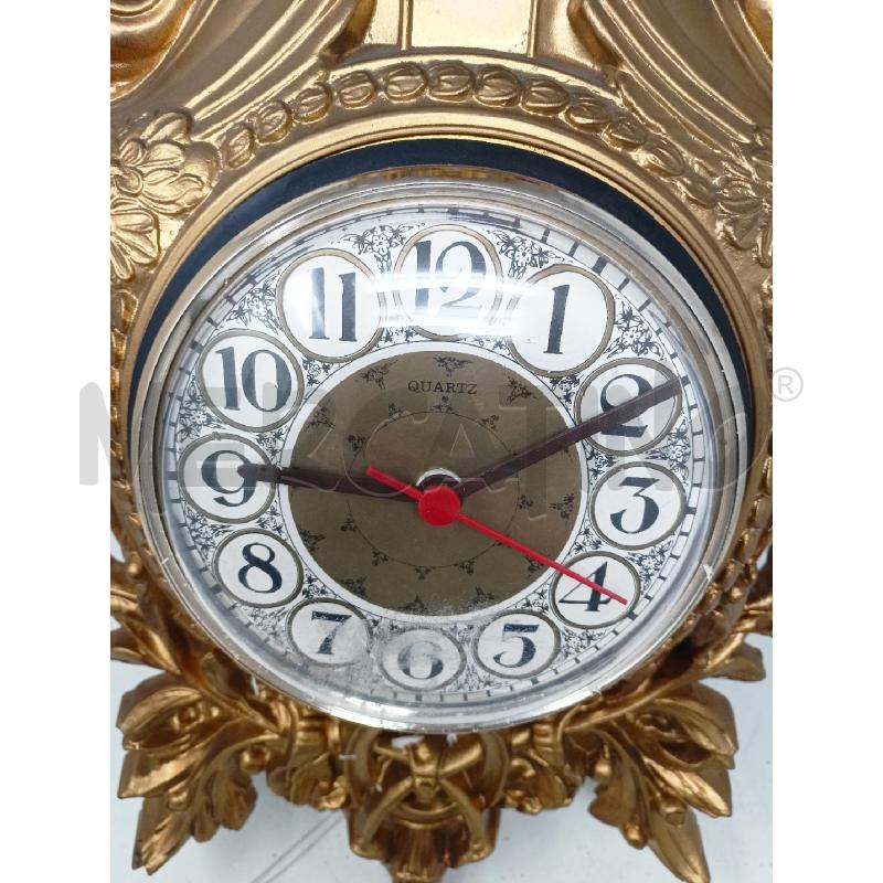 OROLOGIO BAROMETRO PLASTICA DORATO DA MURO  | Mercatino dell'Usato Roma re di roma 2