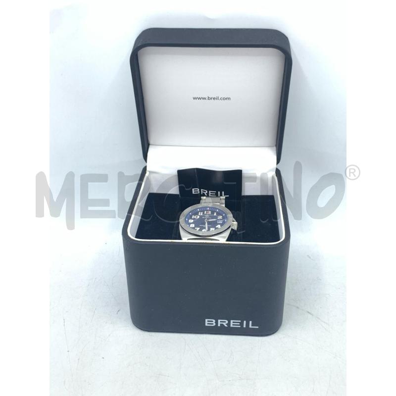 OROLOGIO BREIL ACCIAIO QUADR BLU  | Mercatino dell'Usato Roma re di roma 1