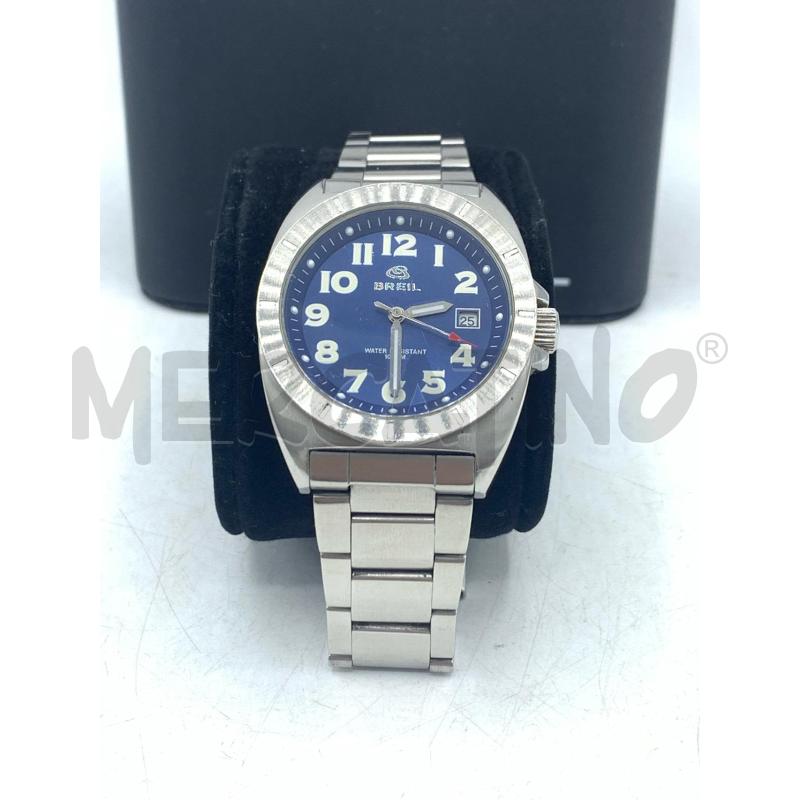 OROLOGIO BREIL ACCIAIO QUADR BLU  | Mercatino dell'Usato Roma re di roma 2
