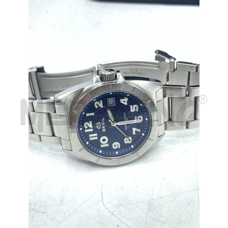 OROLOGIO BREIL ACCIAIO QUADR BLU  | Mercatino dell'Usato Roma re di roma 4