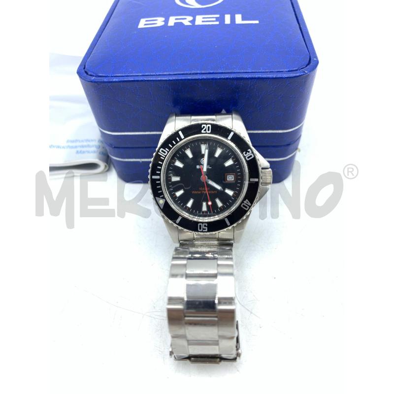 OROLOGIO BREIL QUADRANTE NERO ACCIAIO | Mercatino dell'Usato Roma re di roma 4