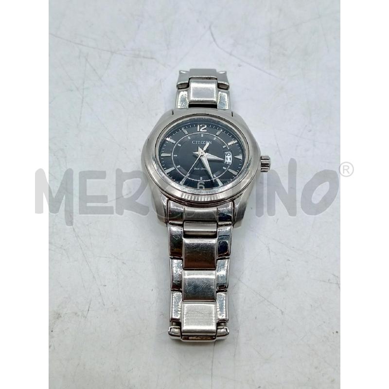 OROLOGIO CITIZEN ECO DRIVE QUADRANTE NERO  | Mercatino dell'Usato Roma re di roma 1