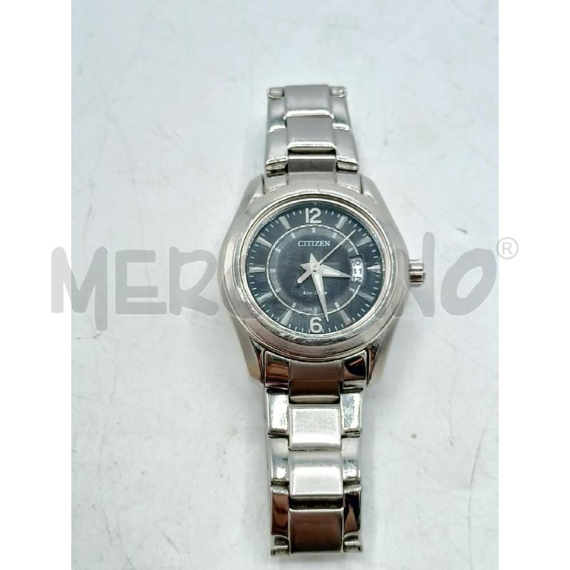 OROLOGIO CITIZEN ECO DRIVE QUADRANTE NERO  | Mercatino dell'Usato Roma re di roma 3