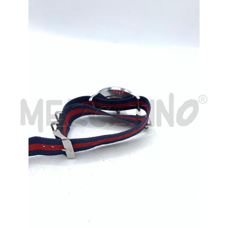 OROLOGIO DANIEL WELLINGTON QUAD BIANCO CINT BLU ROSSO  | Mercatino dell'Usato Roma re di roma 2