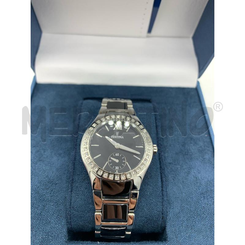 OROLOGIO DA POLSO FESTINA ACCIAIO+STRASS  | Mercatino dell'Usato Roma re di roma 2