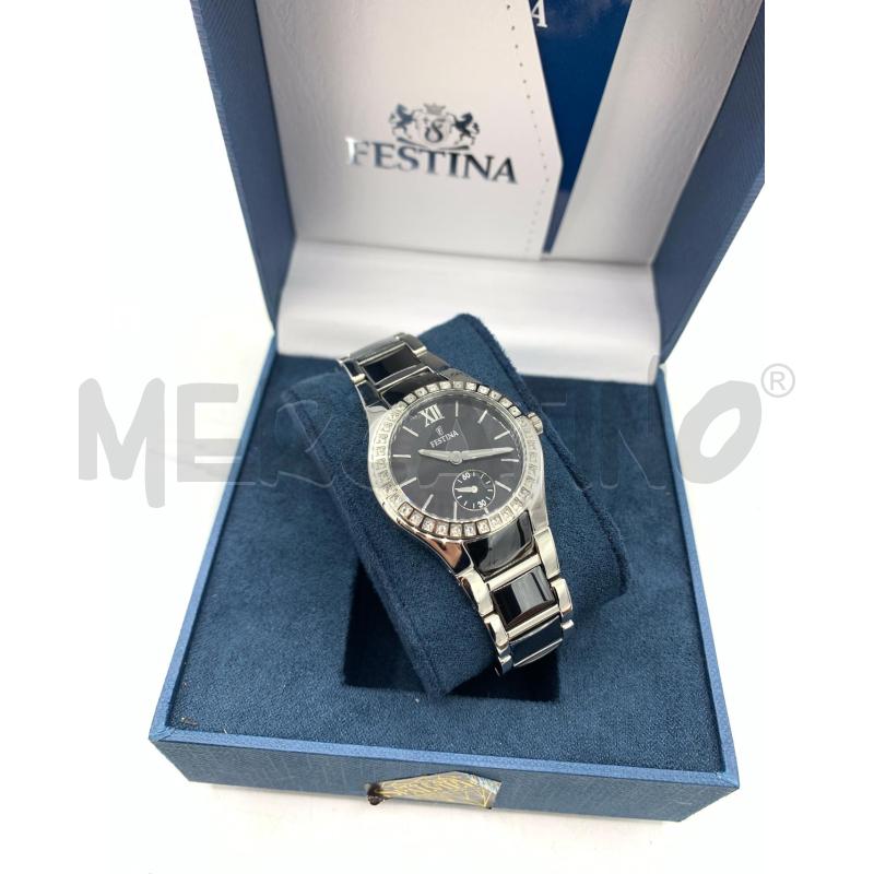 OROLOGIO DA POLSO FESTINA ACCIAIO+STRASS  | Mercatino dell'Usato Roma re di roma 3